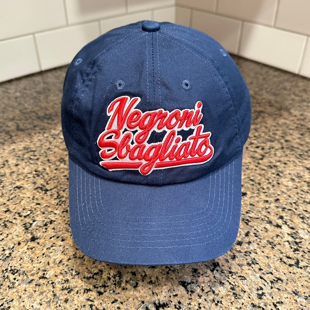 Negroni Sbagliato Campari Dad Hat Baseball Cap Blue